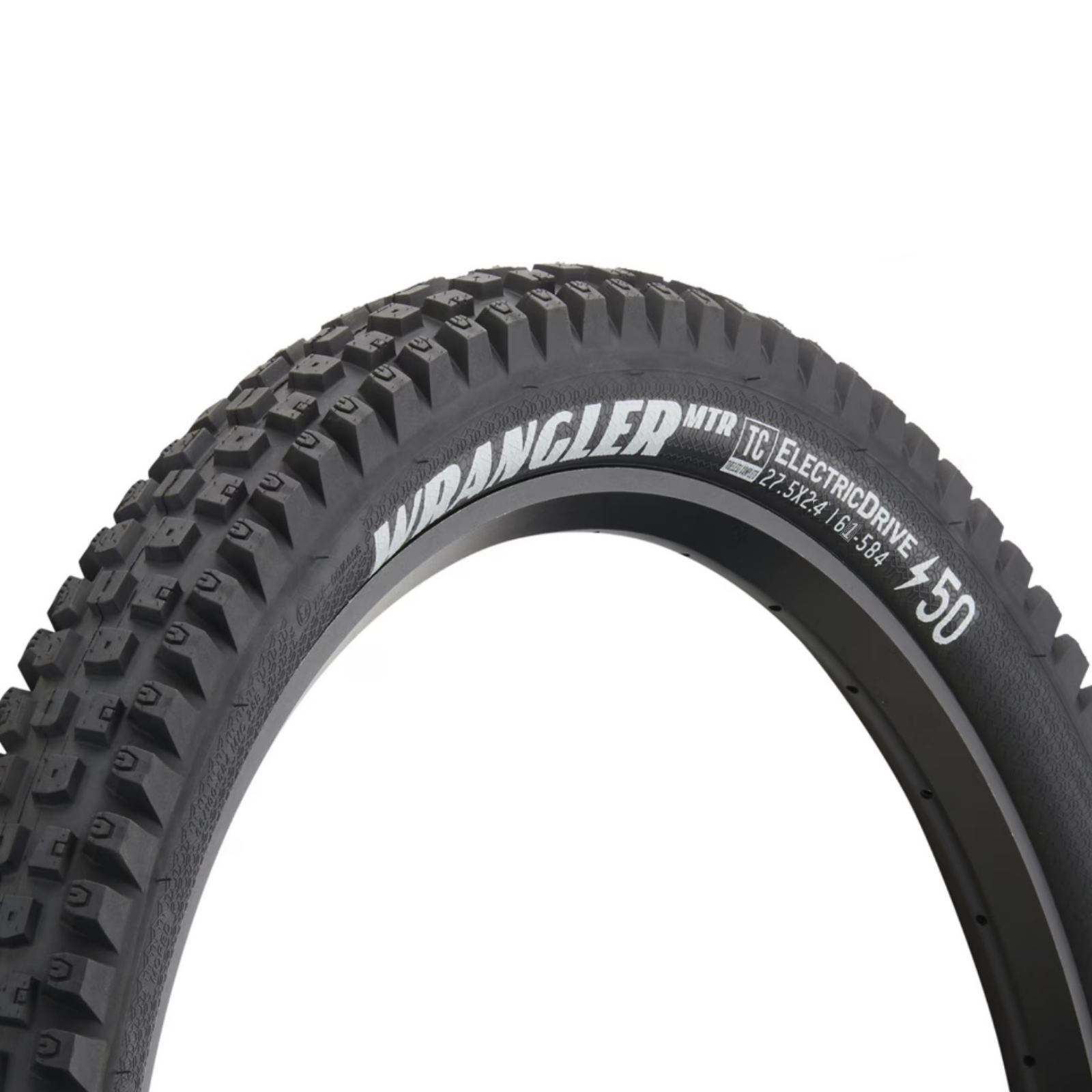 Llanta Goodyear Wrangler MTR ElectricDrive Tubeless Complete 27.5x2.4 / 61-584 Blk