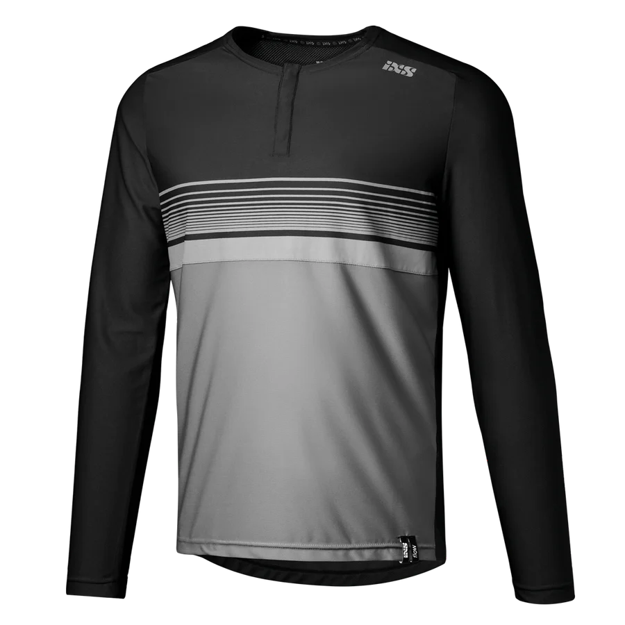FLOW LITE 1.0 HENLEY BLACK-GRAPHITE