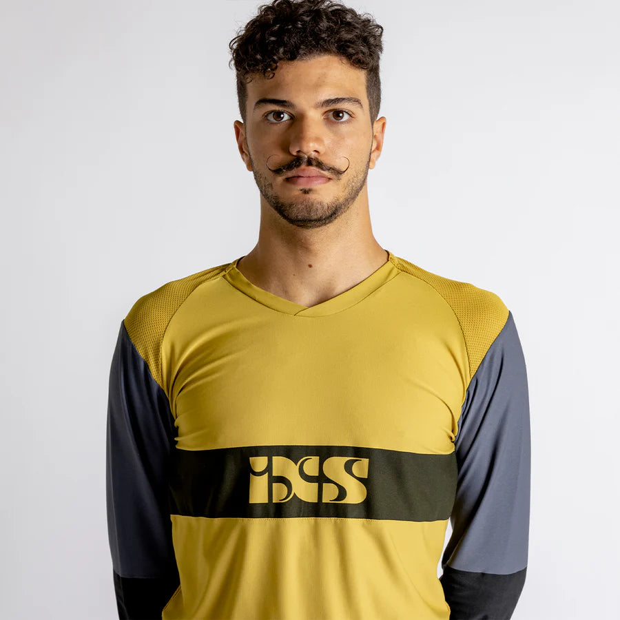 iXS TRIGGER EVO JERSEY ACACIA-CHARCOAL LONG SLEEVE
