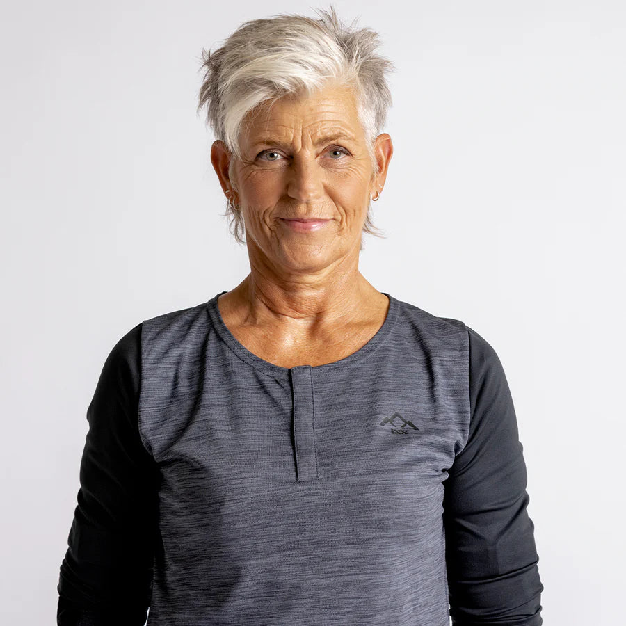 IXS Carve X Women Henley Graphite/Black