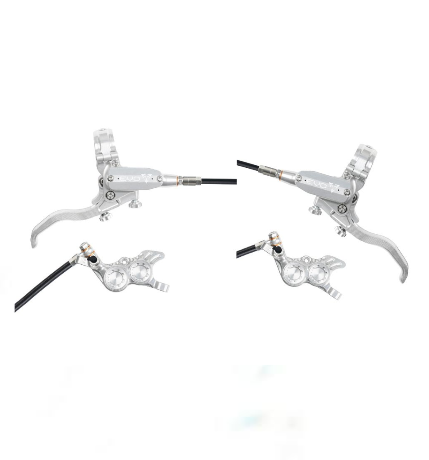 Frenos Hope EVO GR4 - No Rotor - Silver/Silver