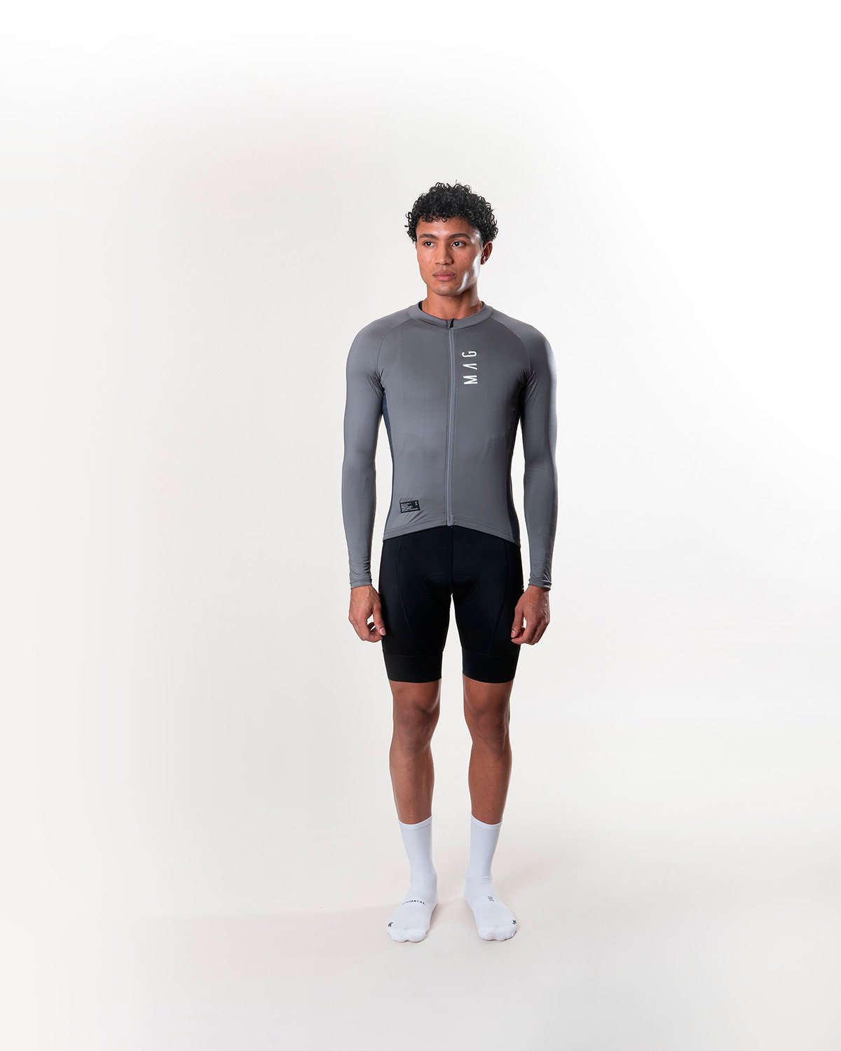 JERSEY MANGA LARGA VERDE PINO