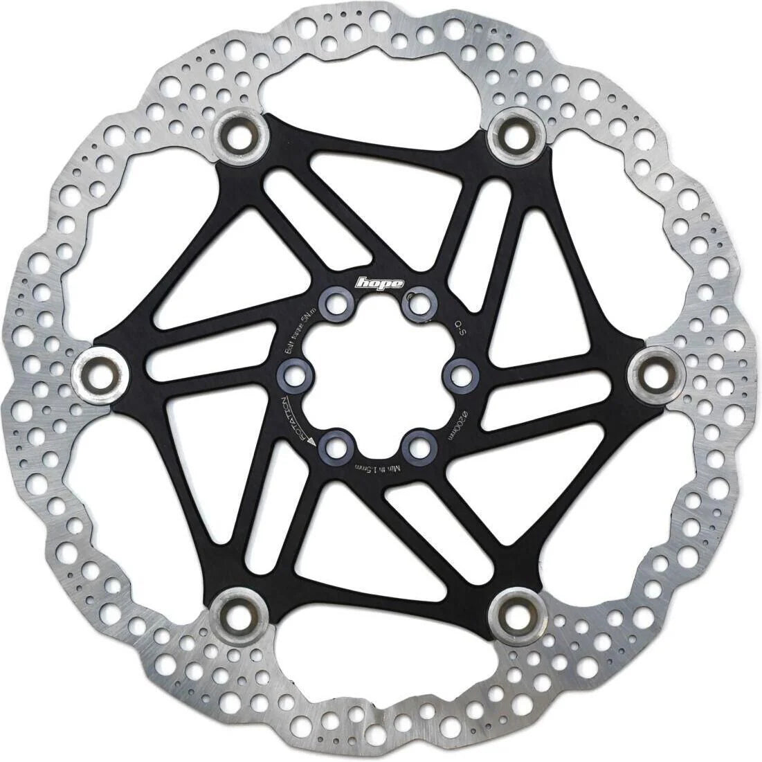 Discos de Frenos Hope flotantes 200mm 6 Bolt Black