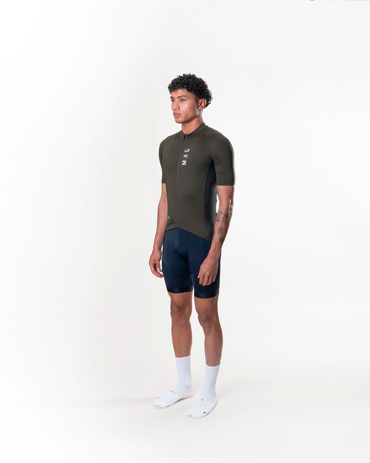 JERSEY MANGA CORTA OLIVA