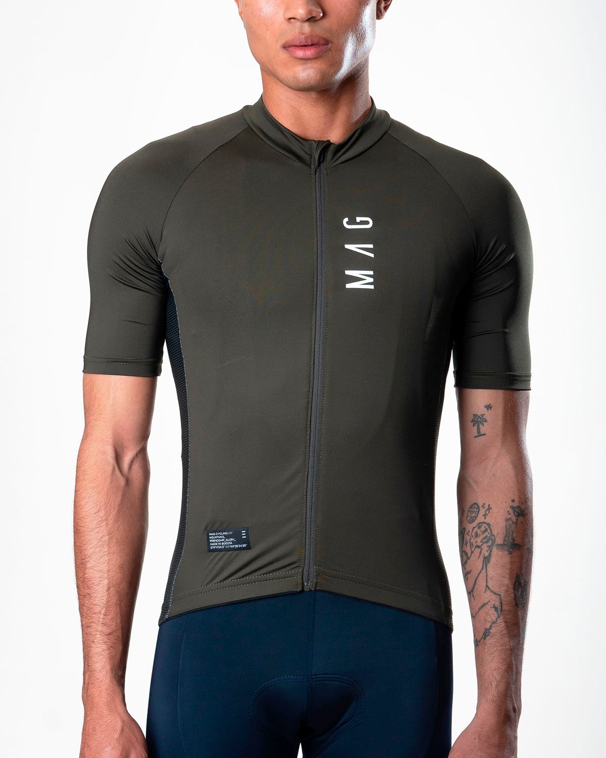 JERSEY MANGA CORTA OLIVA