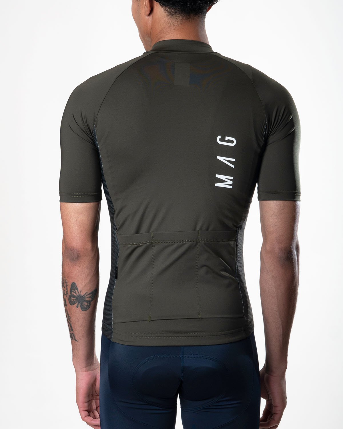 JERSEY MANGA CORTA OLIVA