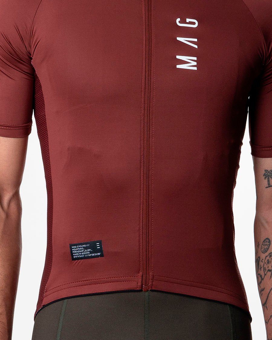 JERSEY MANGA CORTA TERRACOTA