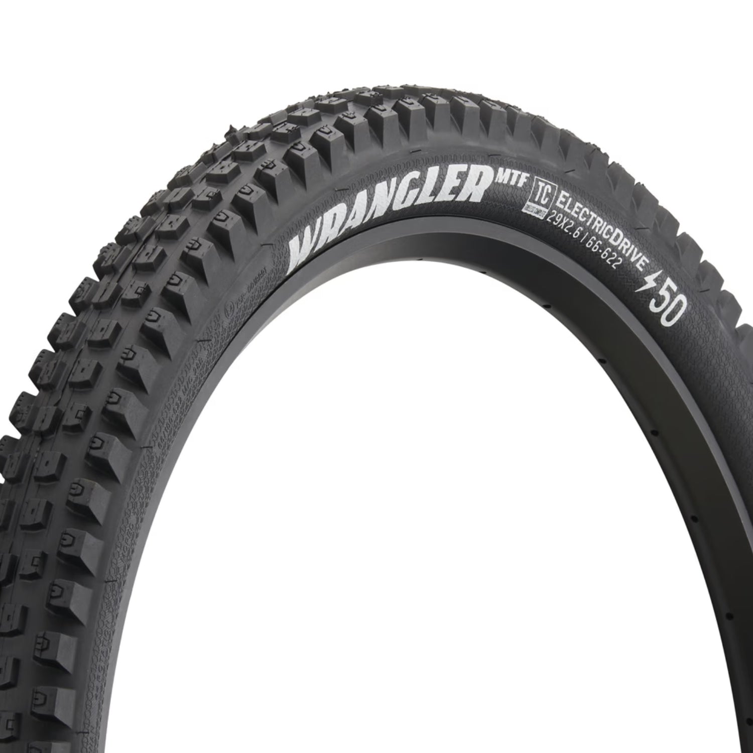 Llanta Goodyear Wrangler MTF ElectricDrive Tubeless Complete 29x2.6 / 66-622 Blk