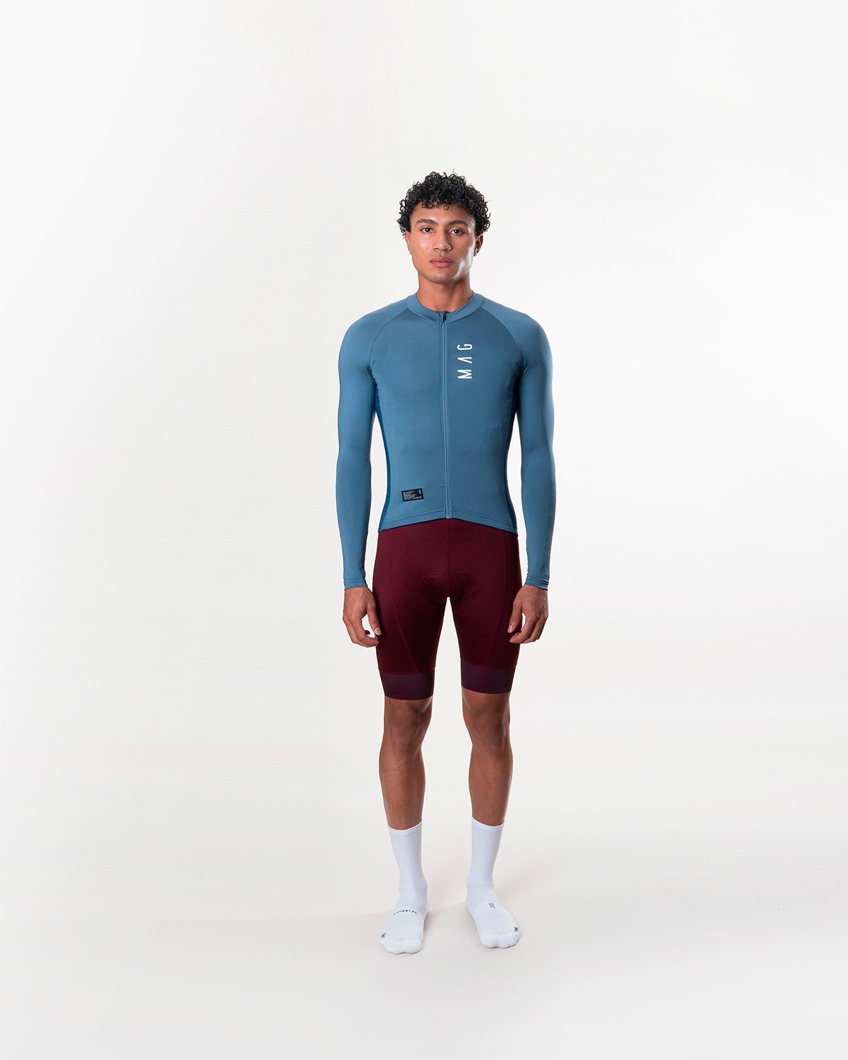 JERSEY MANGA LARGA AZUL MINERAL