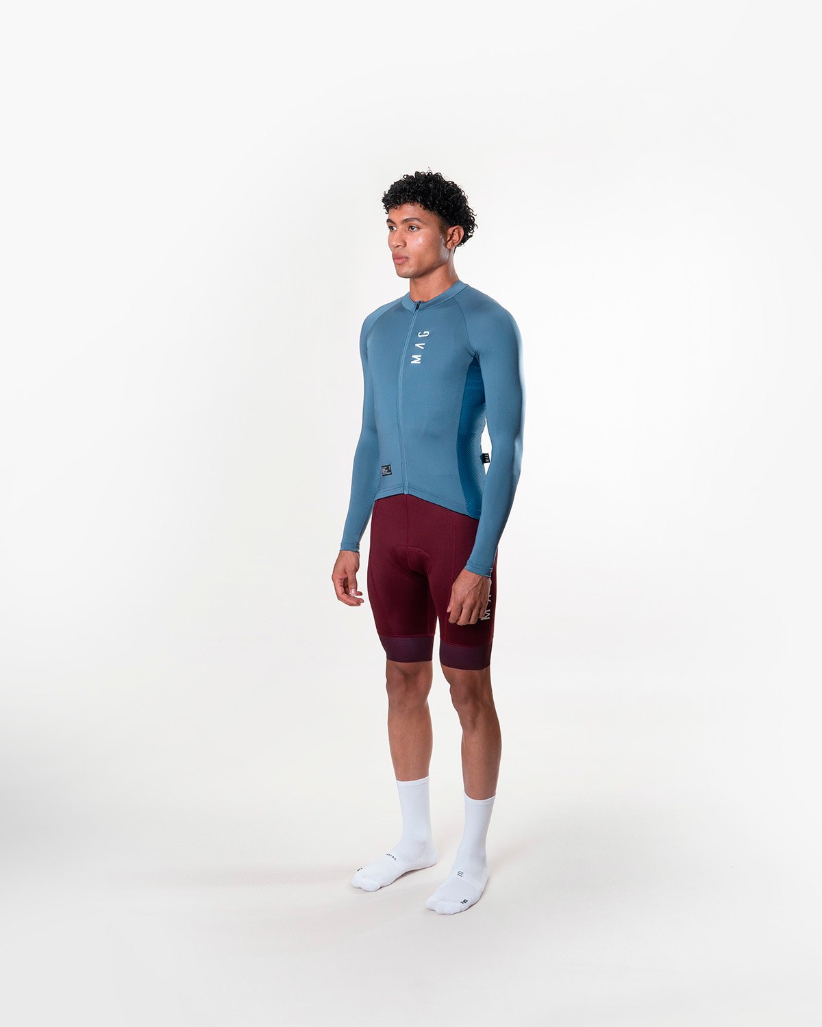 JERSEY MANGA LARGA AZUL MINERAL