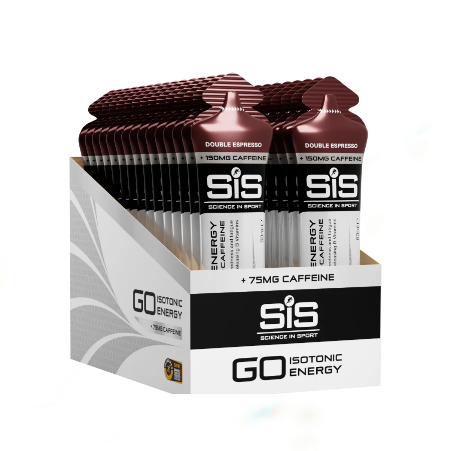 SiS GO Gel Energizante + Cafeína - Double Espresso