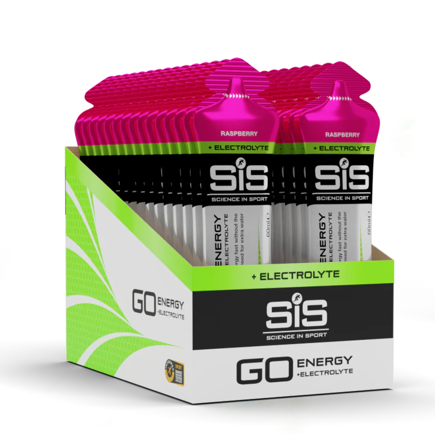 SiS Go + Electrolyte Gel Energizante - Raspberry