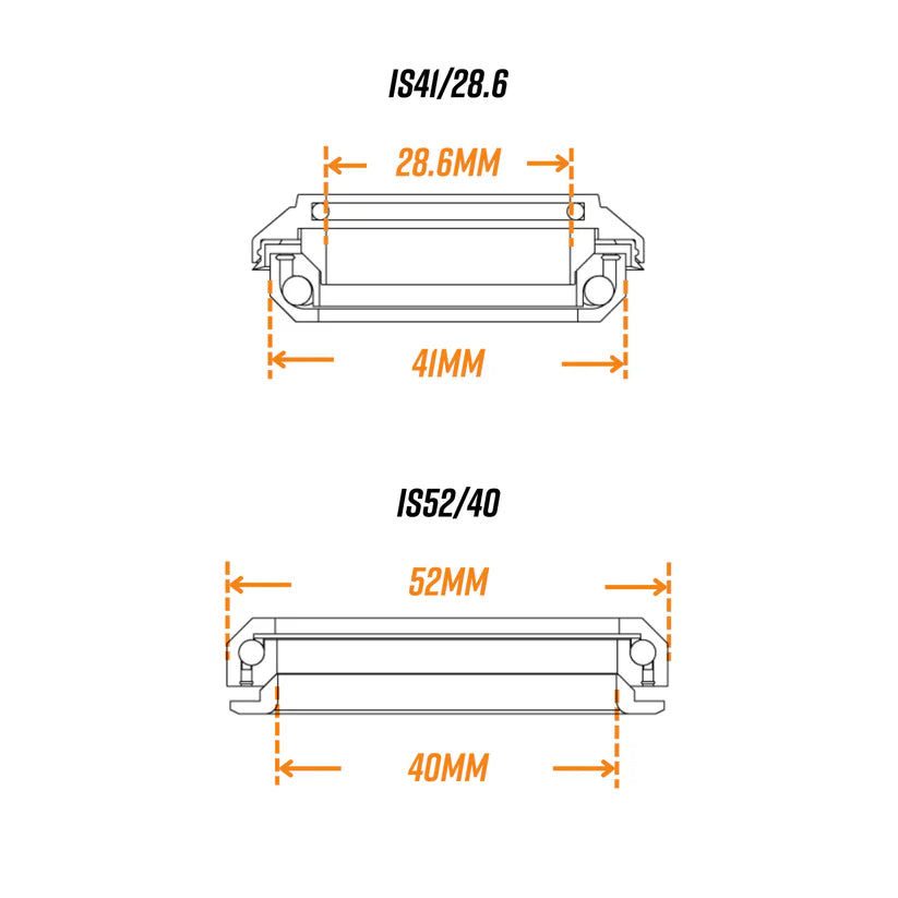 Descend Integral Headset, Upper IS41/28.6 and Lower IS52/40