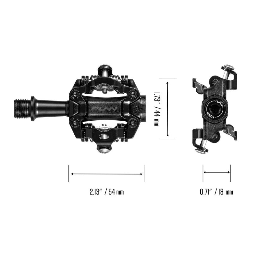 Pedales Clip Funn Tactic