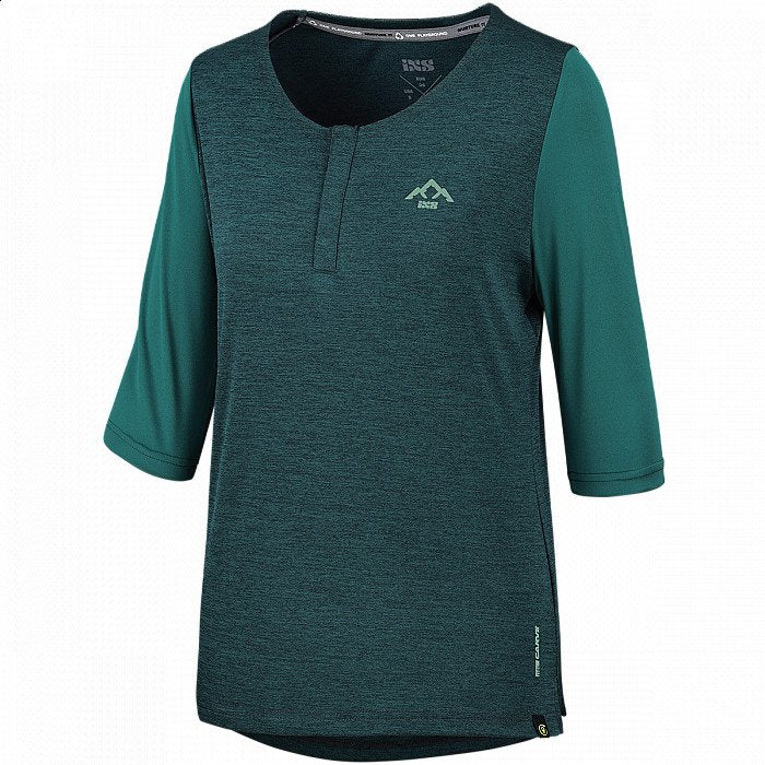 IXS Carve X Women Henley Everglade