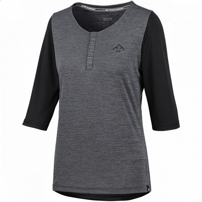 IXS Carve X Women Henley Graphite/Black
