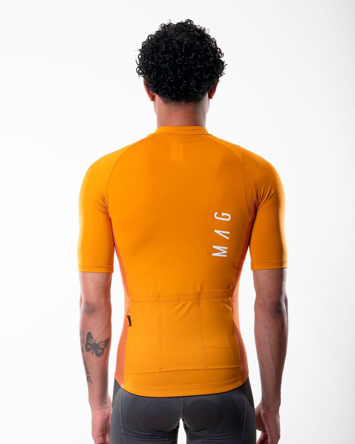 JERSEY MANGA CORTA MOSTAZA