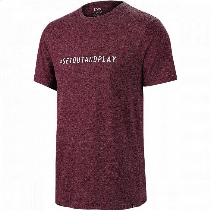 IXS Getoutandplay Organic Tee Raisin