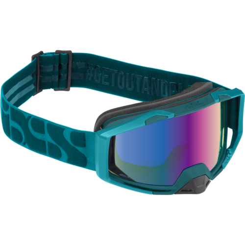 Lentes para Ciclista IXS Google Hack Clear / One-size Everglade/Mirror Cobalt