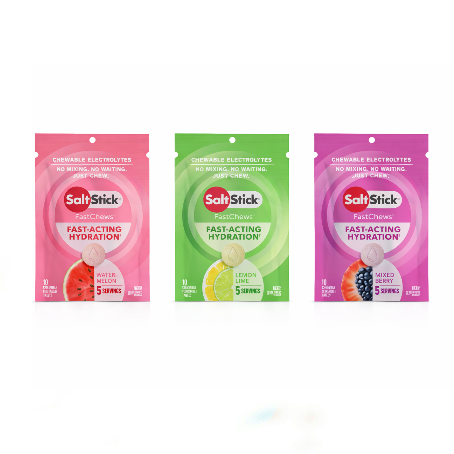 SaltStick Fastchews Sobre x10