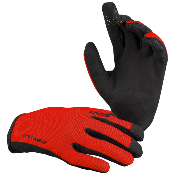IXS Carve Gloves Fluo Red