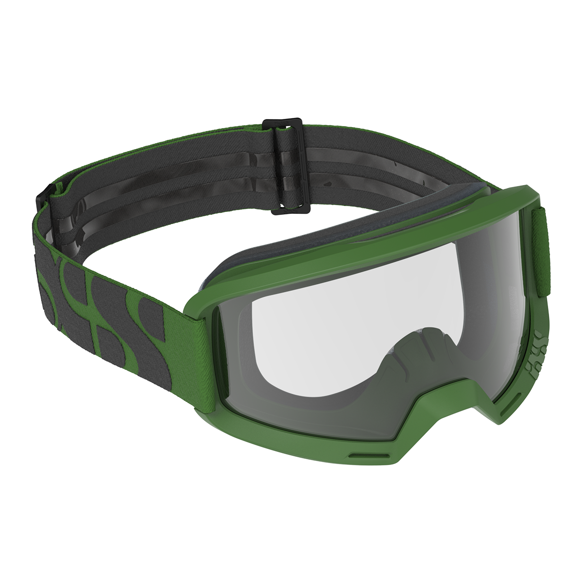 iXS goggle Trigger Clear Olive/Clear | Bikeshop