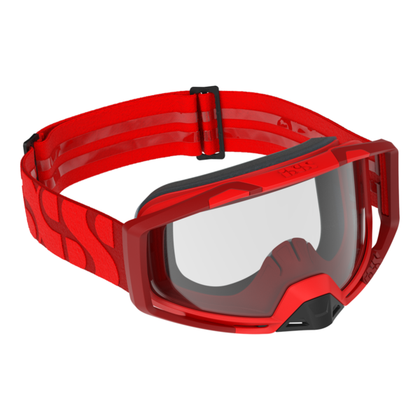 iXS goggle Trigger clear Racing Red/Clear