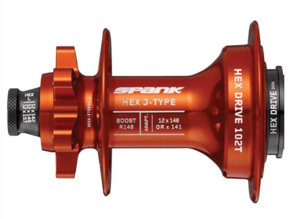 HEX J-TYPE Boost R148 Blank Hub Orange 32H (no freehb fitted)